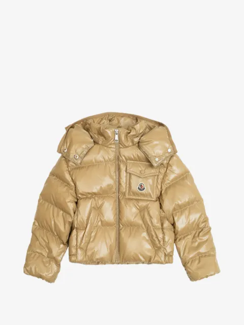 Moncler Enfant hooded pocket jacket