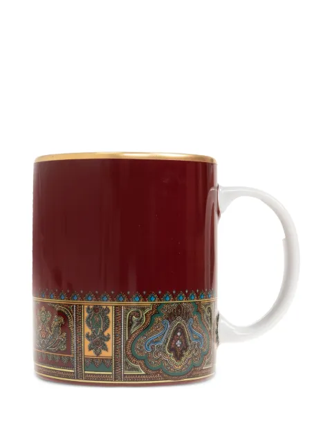 ETRO HOME taza con ribete de cachemira