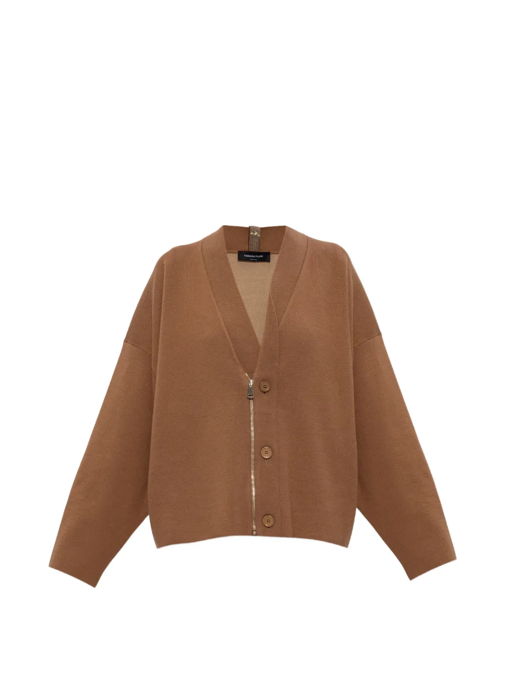 Fabiana Filippi V-neck cardigan - Marrone