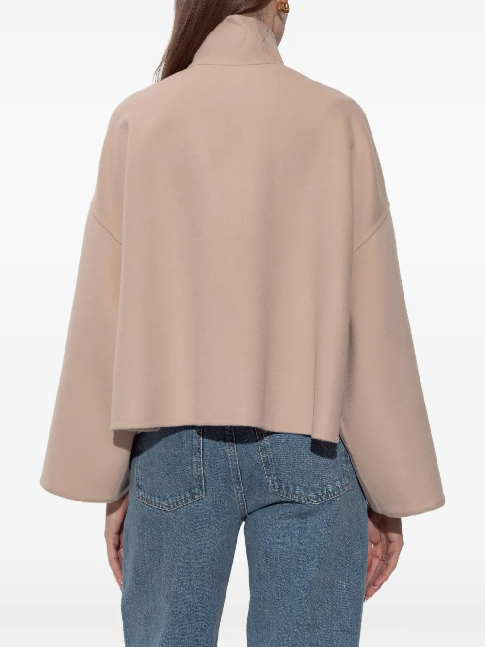 Fabiana Filippi Jack met trechterhals en rits Roze