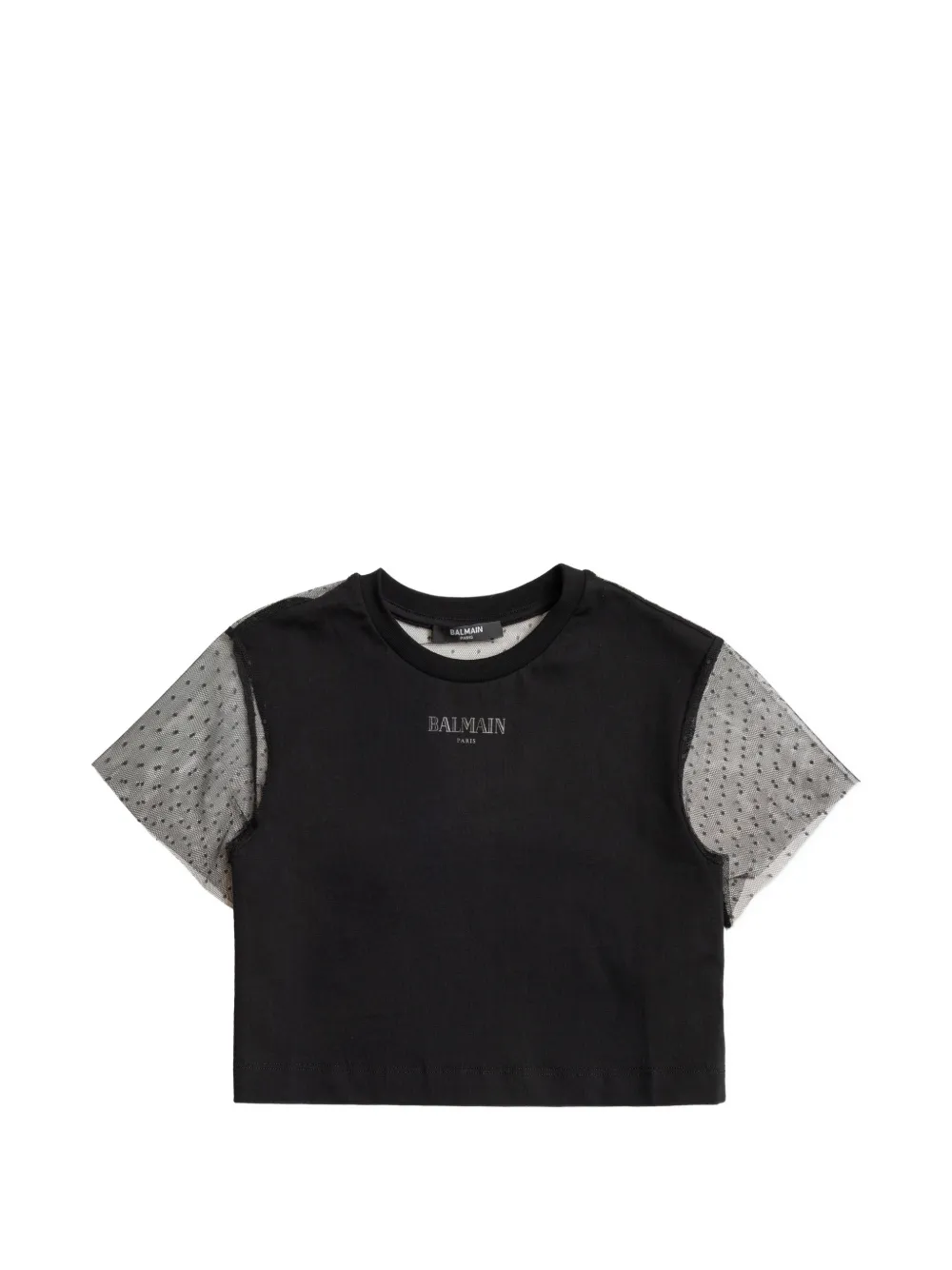 Balmain Kids cropped top - Nero