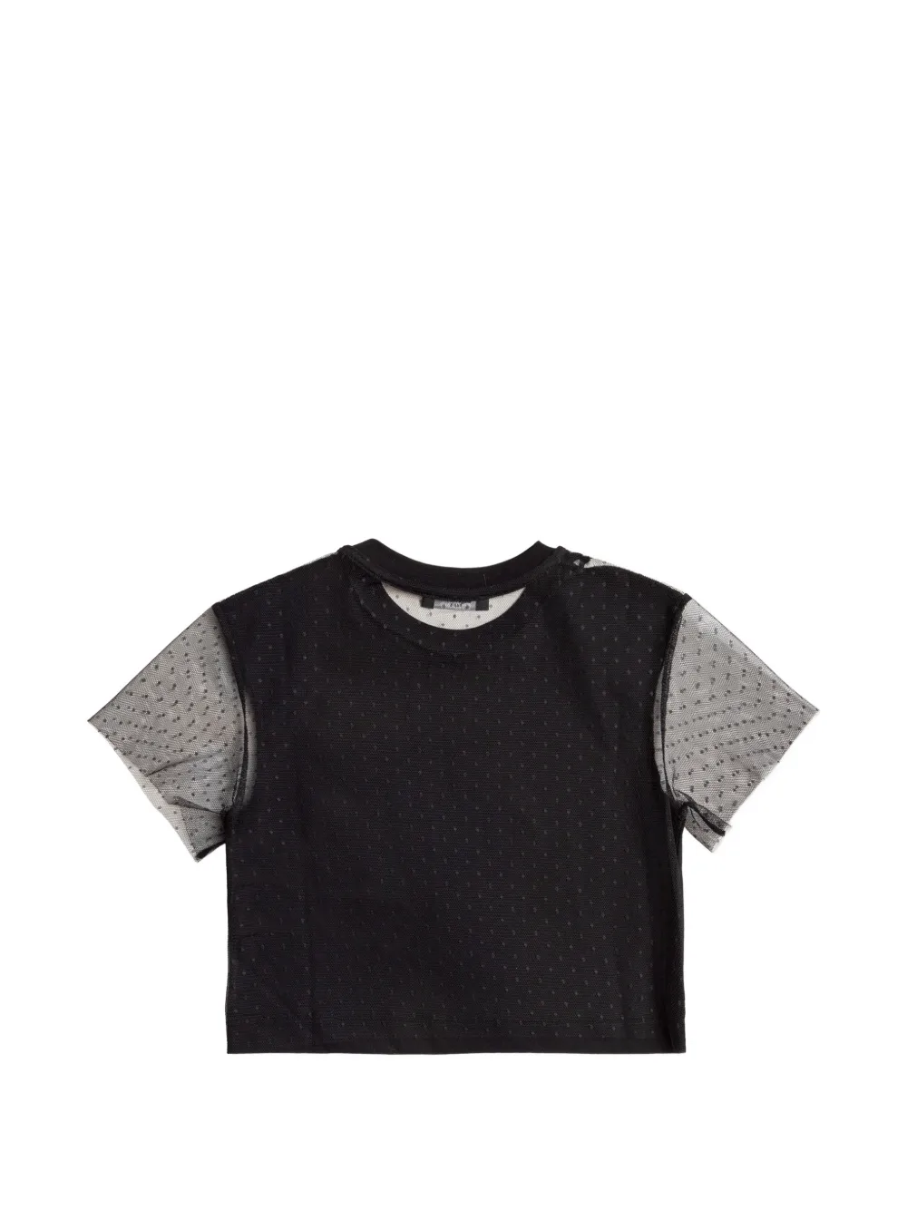  Balmain Kids Cropped Top - Black 