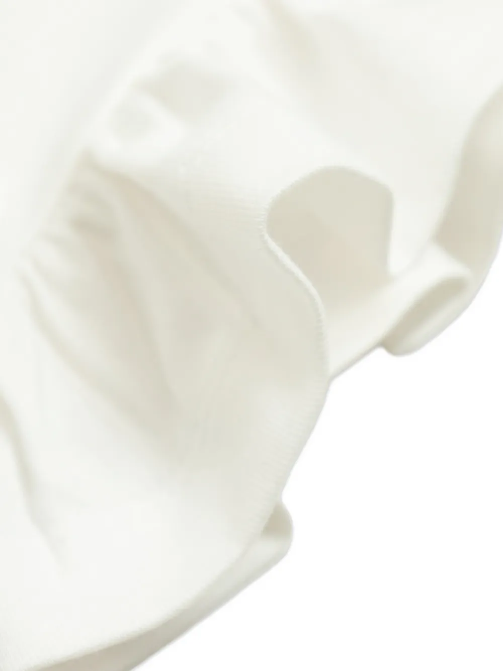  Balmain Kids Ruffled-hem T-shirt - White 