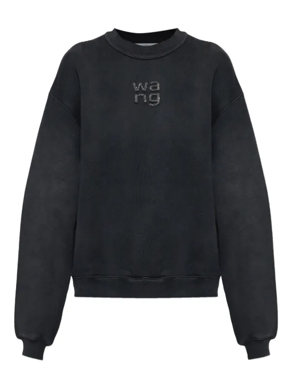 Alexander Wang ロゴトリム セーター | グレー | FARFETCH JP