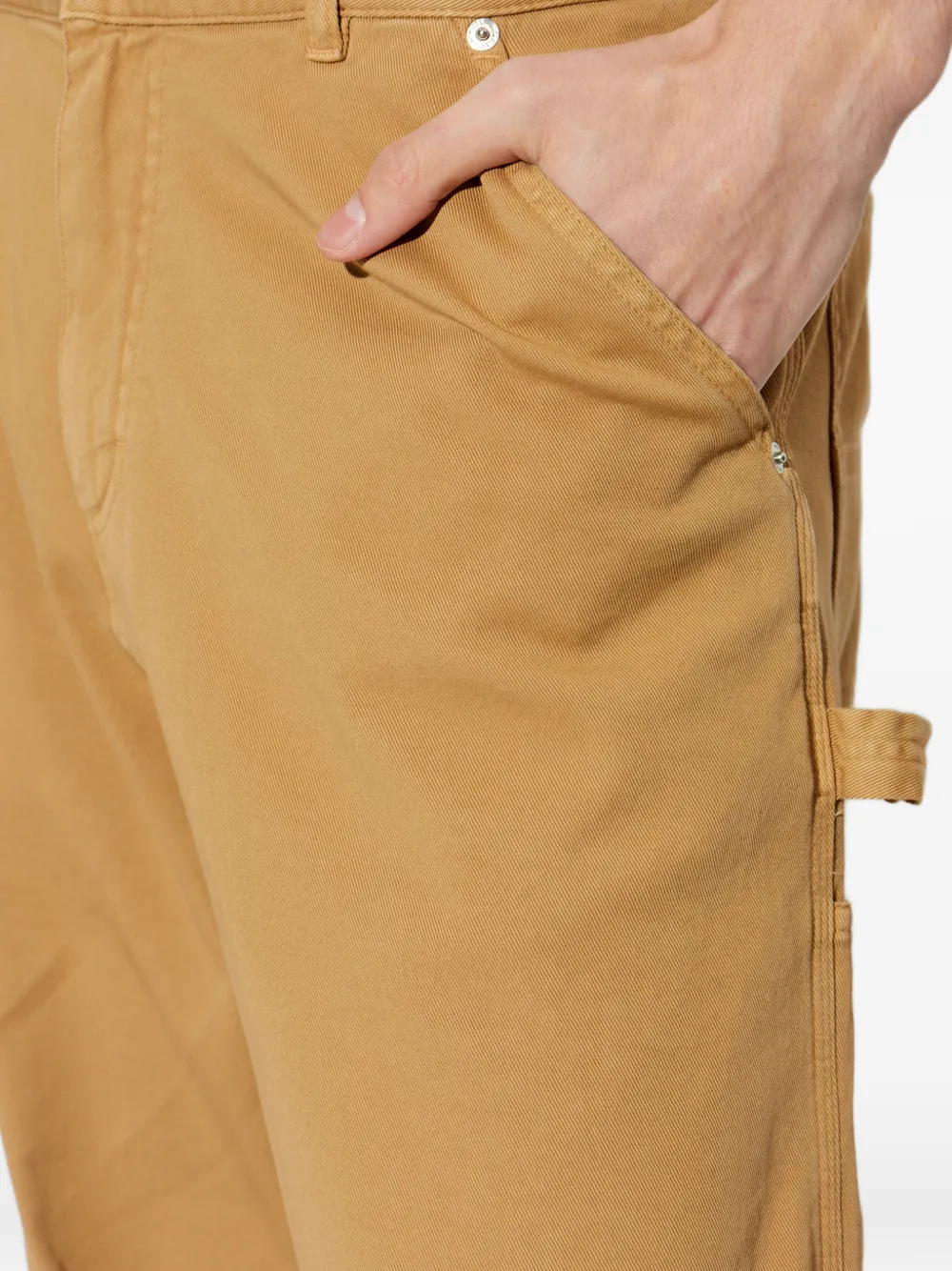 Moncler Cargo broek met logopatch Beige