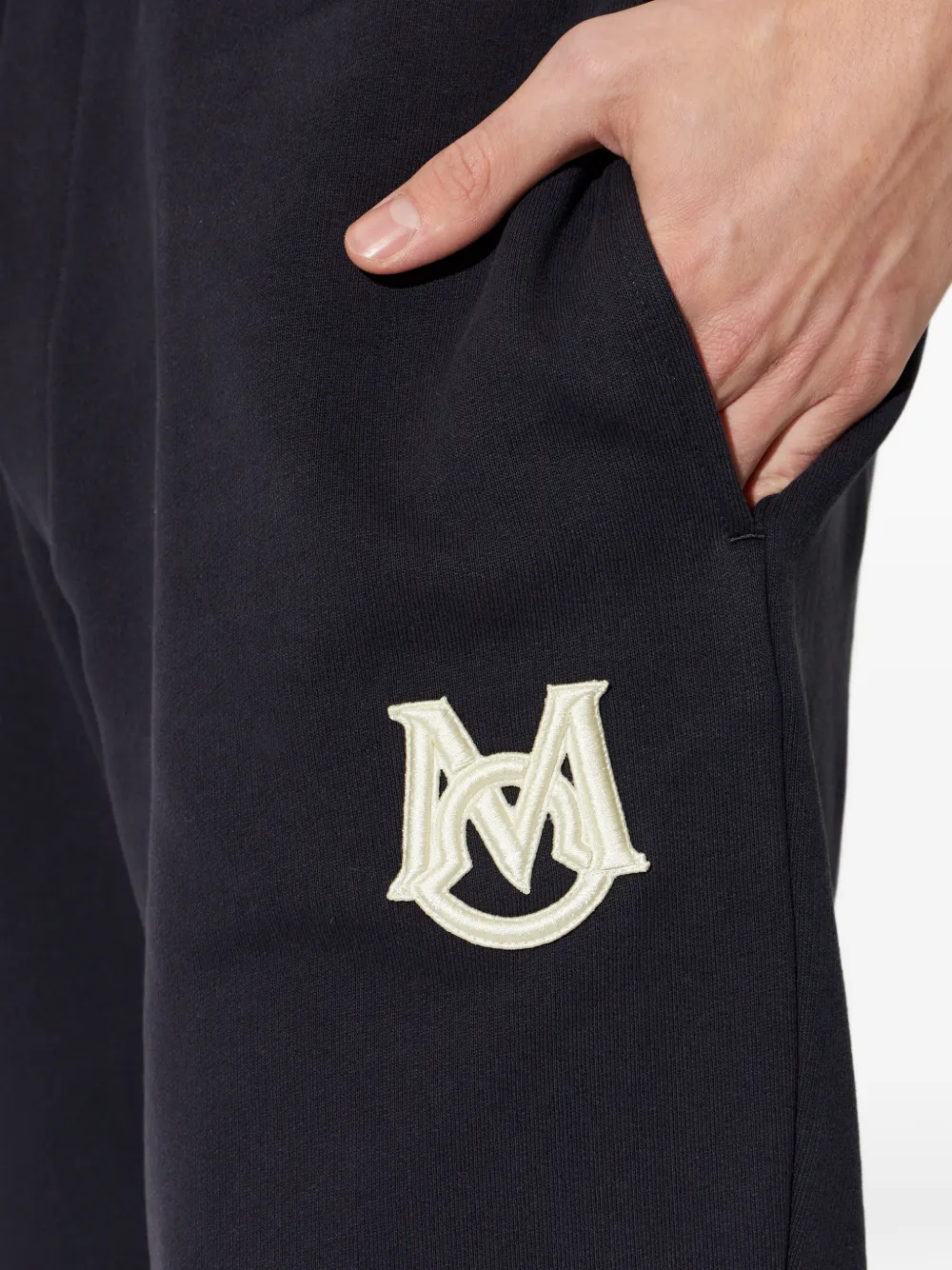 Moncler Trainingsbroek met logopatch Blauw