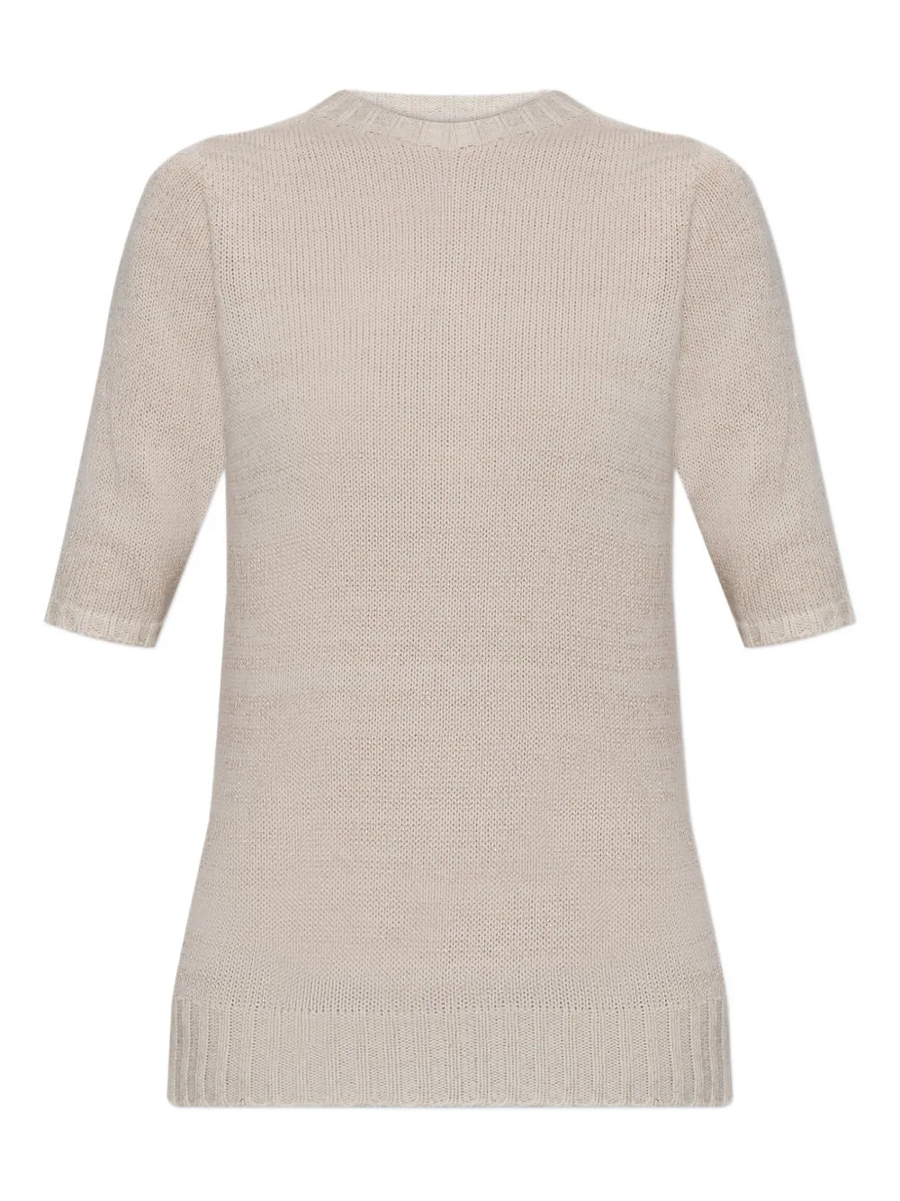Fabiana Filippi short-sleeve sweater - Toni neutri