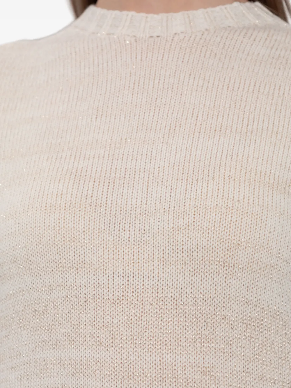 Fabiana Filippi Trui met korte mouwen Beige