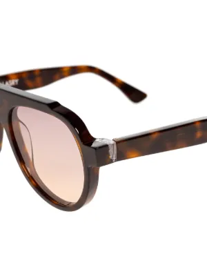 ティエリーラスリー／Thierry Lasry サングラス 眼鏡 レディース 女性 女性用 プラスチック ダークブラウン 茶 ブラウン  FINGERY フォックスサングラス ティエリーラスリー／Thierry Lasry サングラス 眼鏡 レディース 女性
