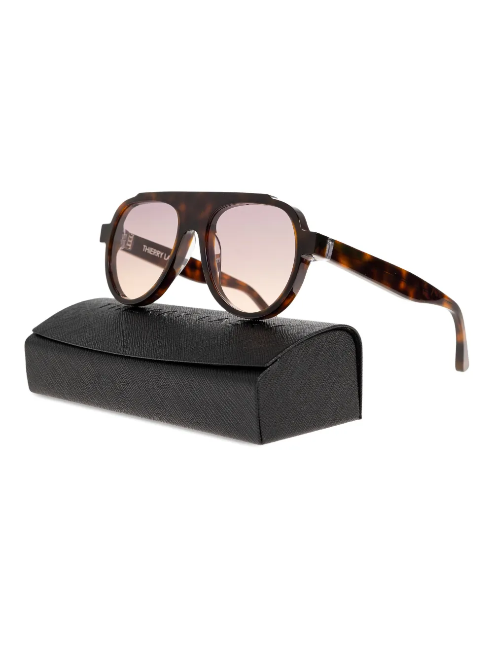  Thierry Lasry Browline-frame Sunglasses - Brown 
