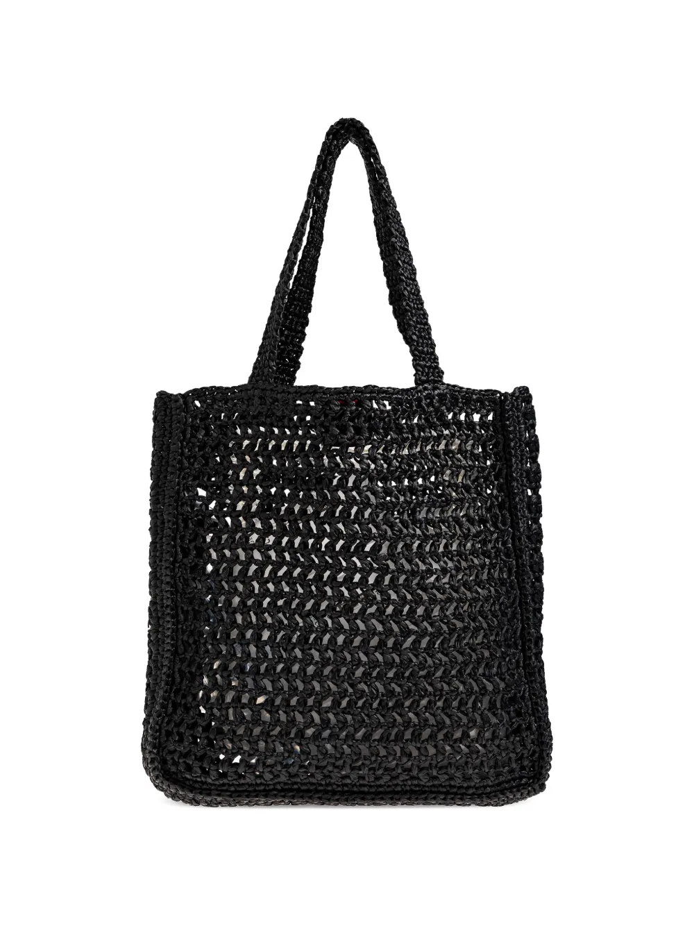 Casablanca Geweven shopper met logo Zwart