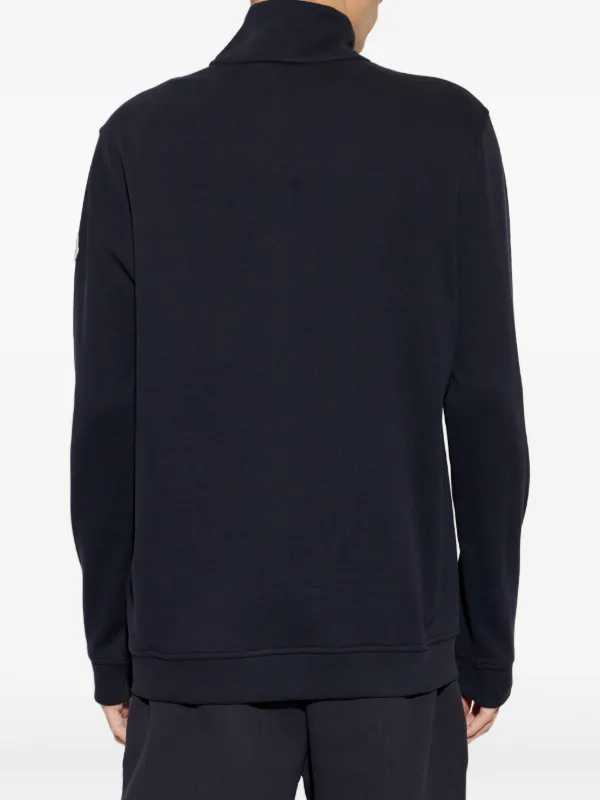 Moncler ジップ セーター | ブルー | FARFETCH JP