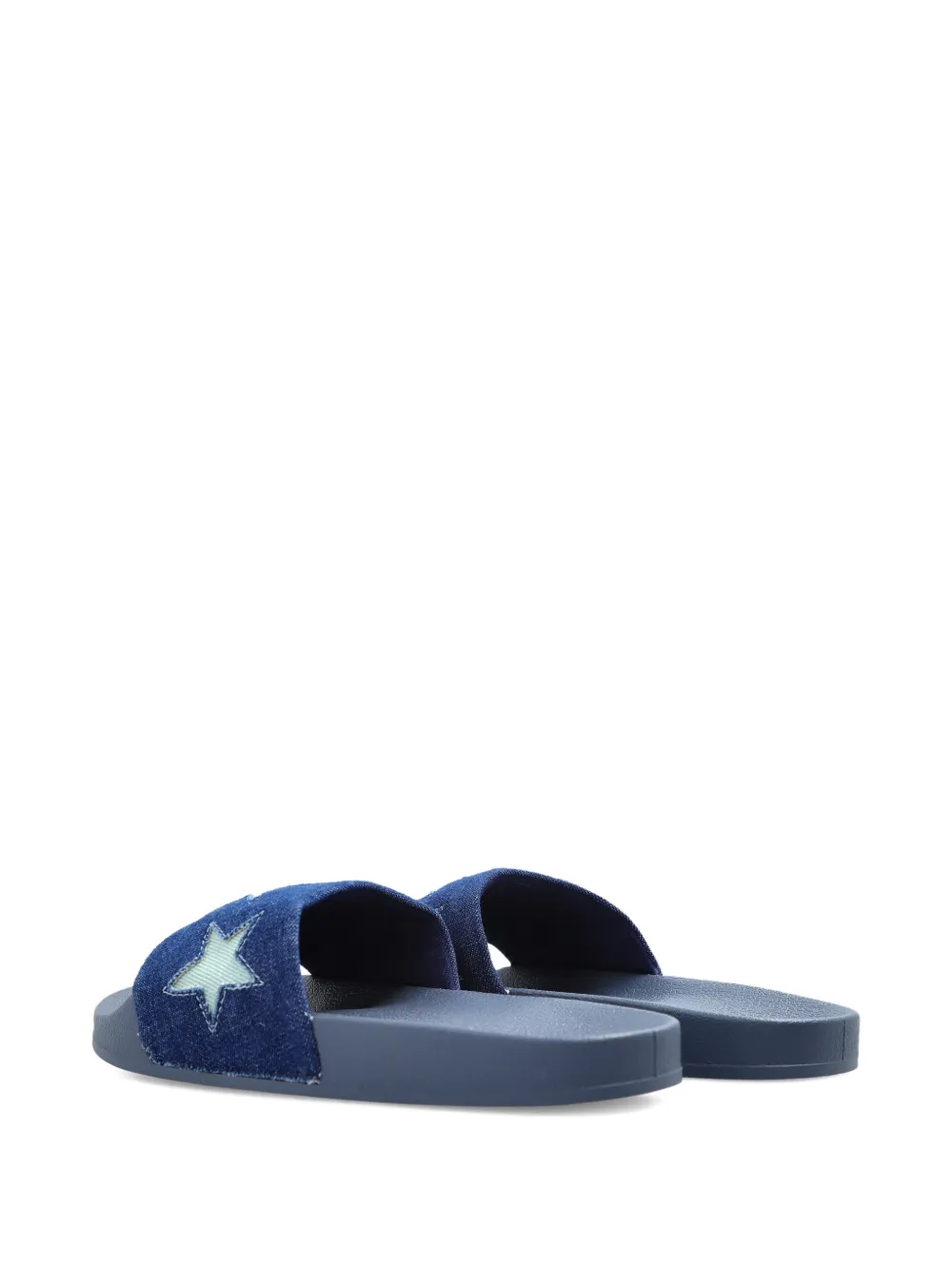 Stella McCartney Kids Slippers met ster-applicatie Blauw