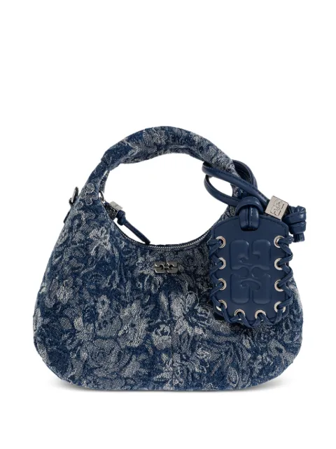 GANNI floral-pattern tote bag