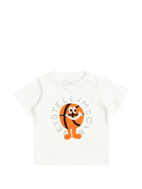 Stella McCartney Kids Camiseta mangas curtas com estampa