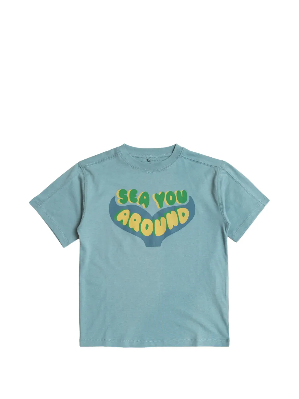 Stella McCartney Kids printed T-shirt - Blu