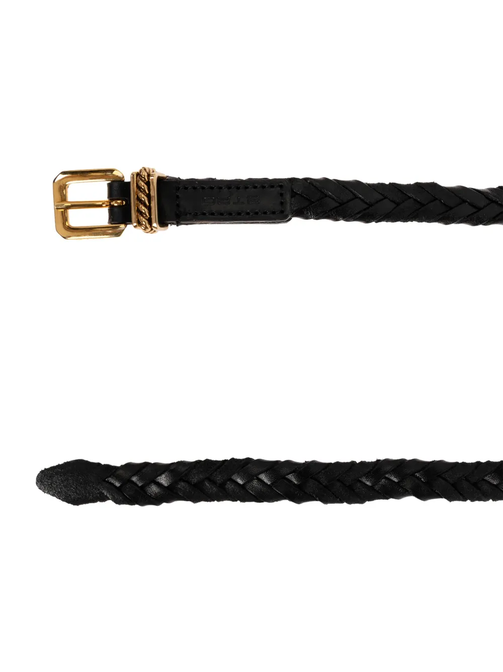 ETRO Gevlochten riem met gesp Zwart