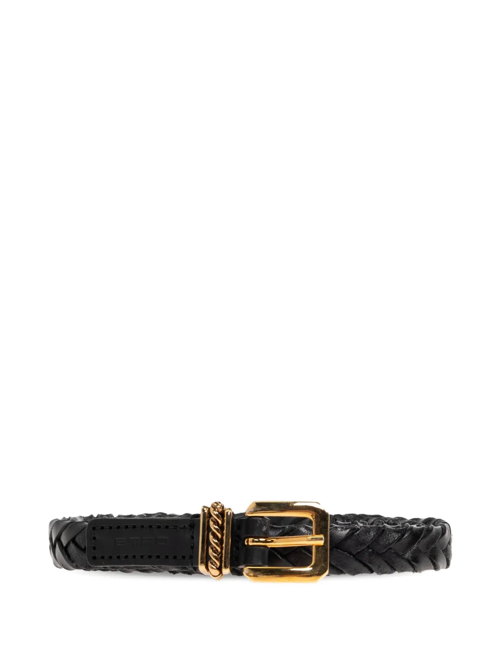 ETRO braided buckle belt - Nero