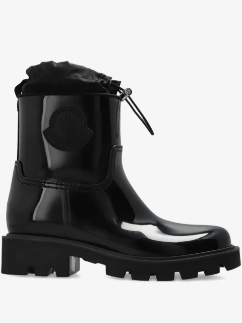 Moncler Kickstream logo-patch rain boots