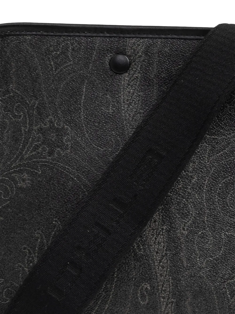 ETRO Schoudertas met paisley-print Zwart