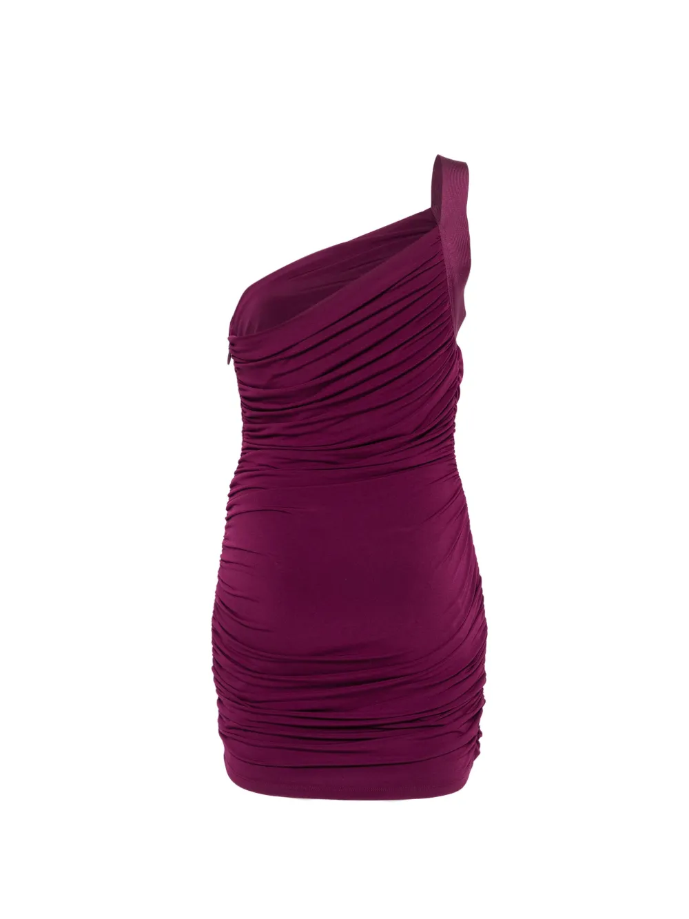  Hervé Léger One-shoulder Midi Dress - Purple 