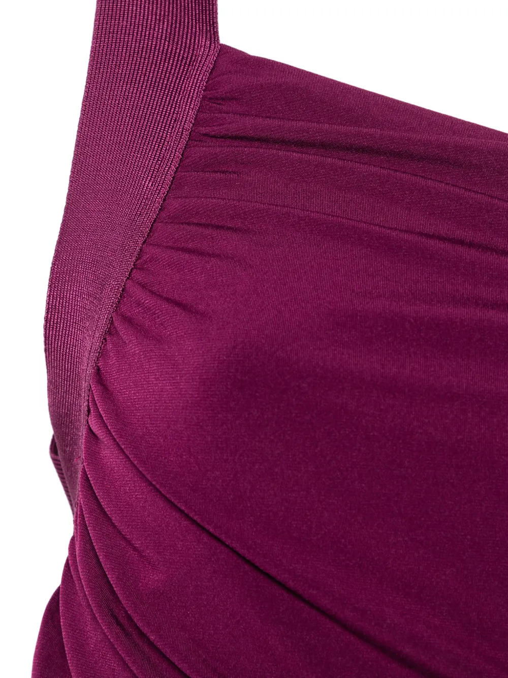  Hervé Léger One-shoulder Midi Dress - Purple 