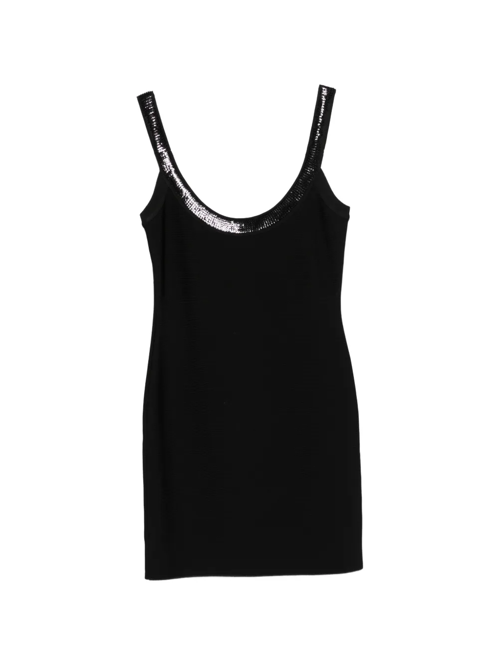 Hervé Léger The Cove sequin strap dress - Nero