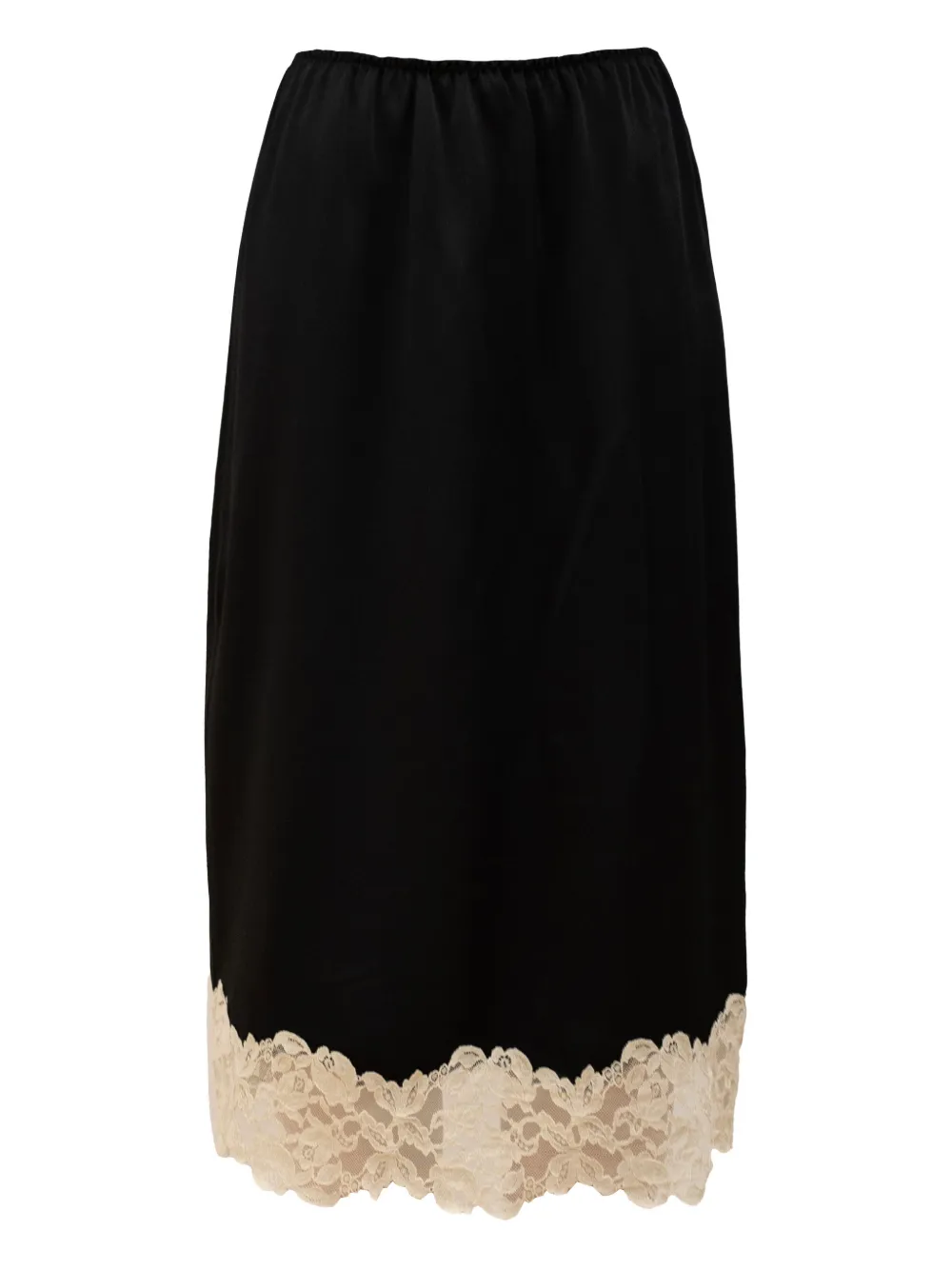 RXQUETTE lace midi skirt - Nero