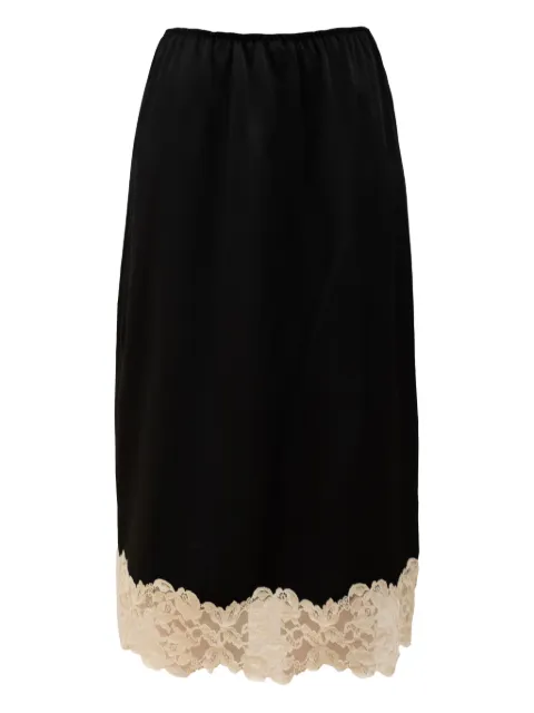RXQUETTE lace midi skirt