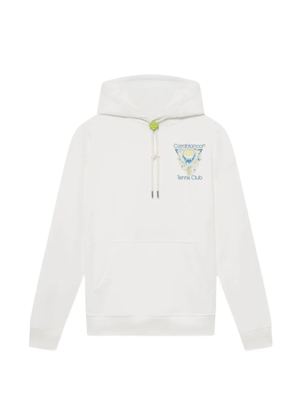 Casablanca Hoodie met print Wit