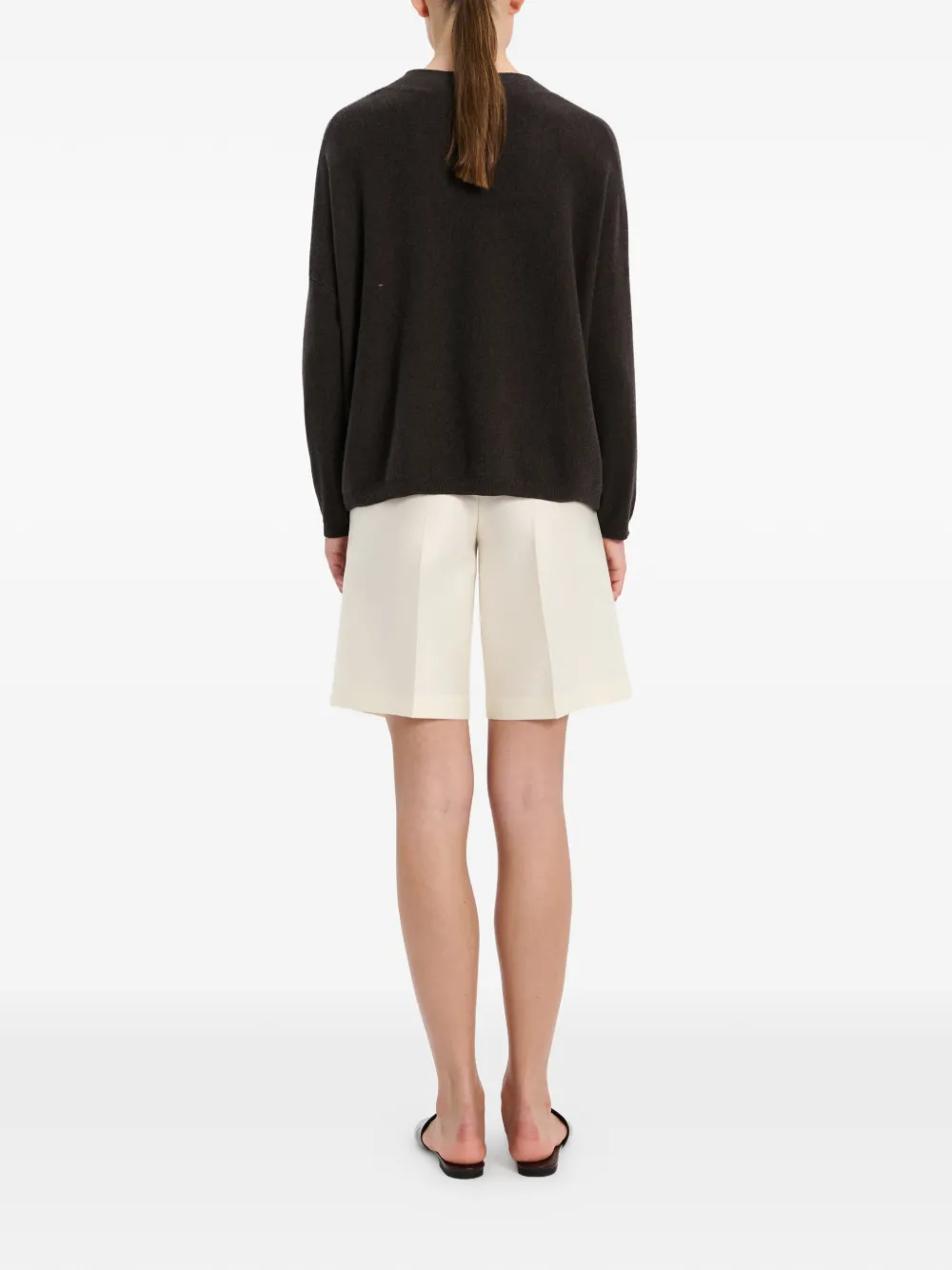  Arch4 V-neck Sweater - Brown 