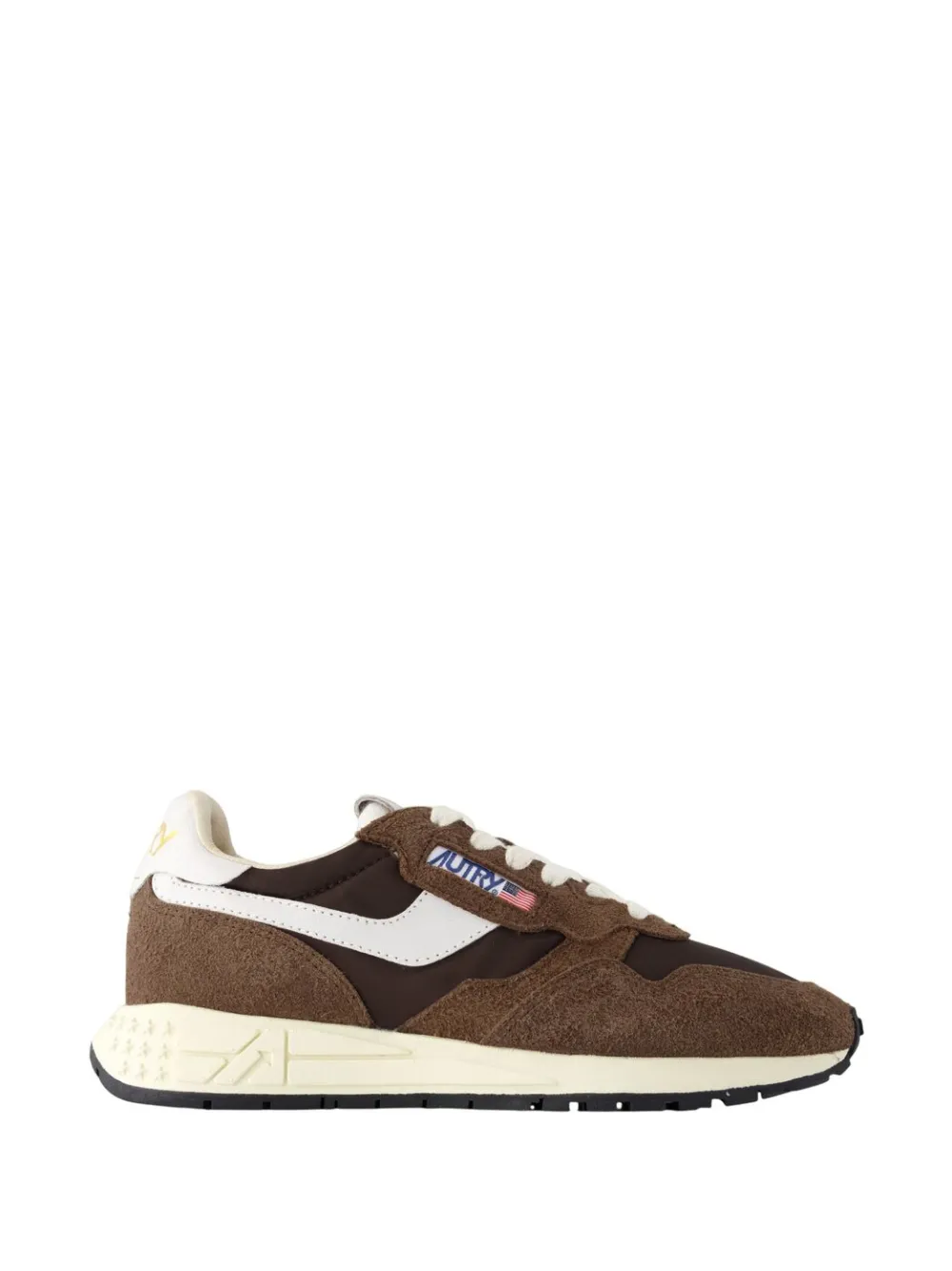 Autry Reelwind Low sneakers met ronde neus Bruin