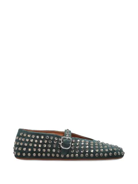 Alaïa studded buckle strap sneakers