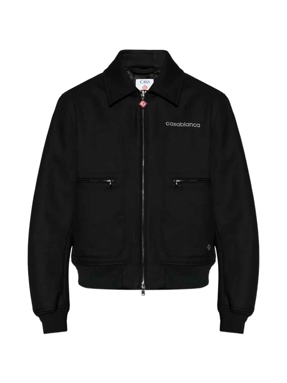 Casablanca zip pocket jacket - Nero