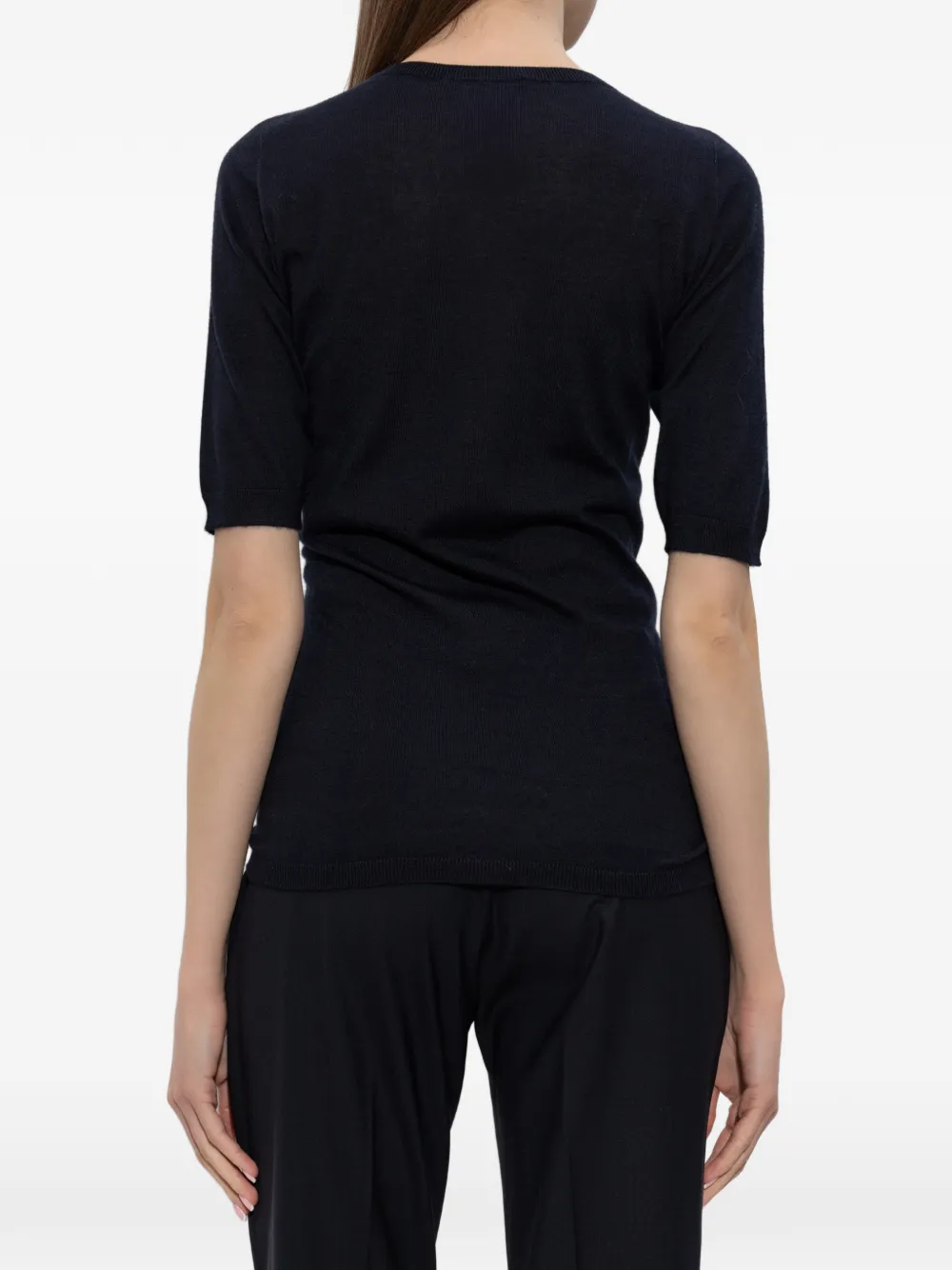 Fabiana Filippi Top met korte mouwen Blauw