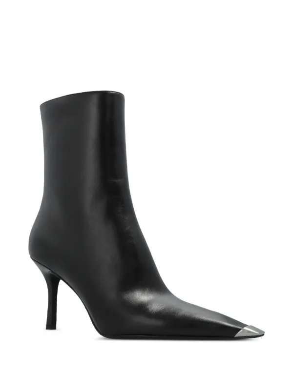 Alexander Wang 85mm Ferrara Zip Boots | Black | FARFETCH