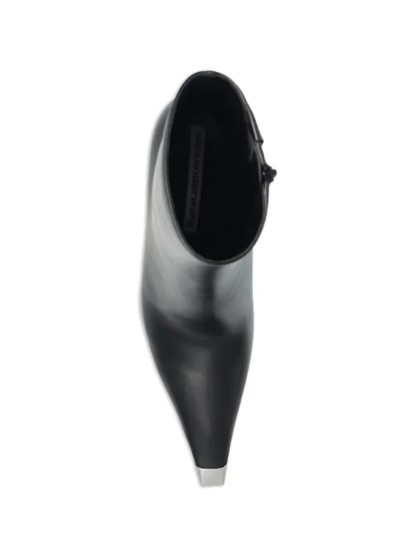 Alexander Wang 85mm Ferrara Zip Boots | Black | FARFETCH