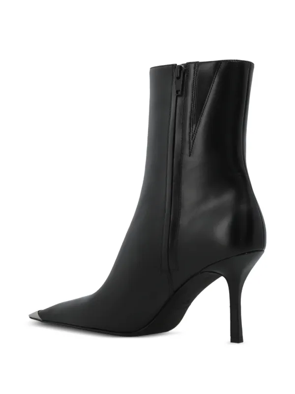 Alexander Wang 85mm Ferrara Zip Boots | Black | FARFETCH
