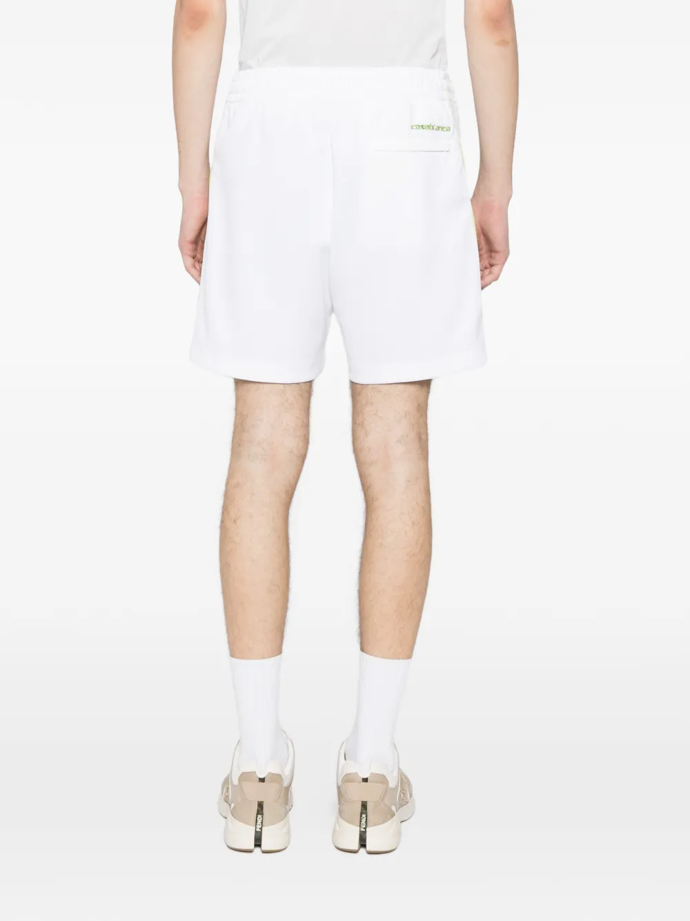 Casablanca Laurel trainingsshorts Wit