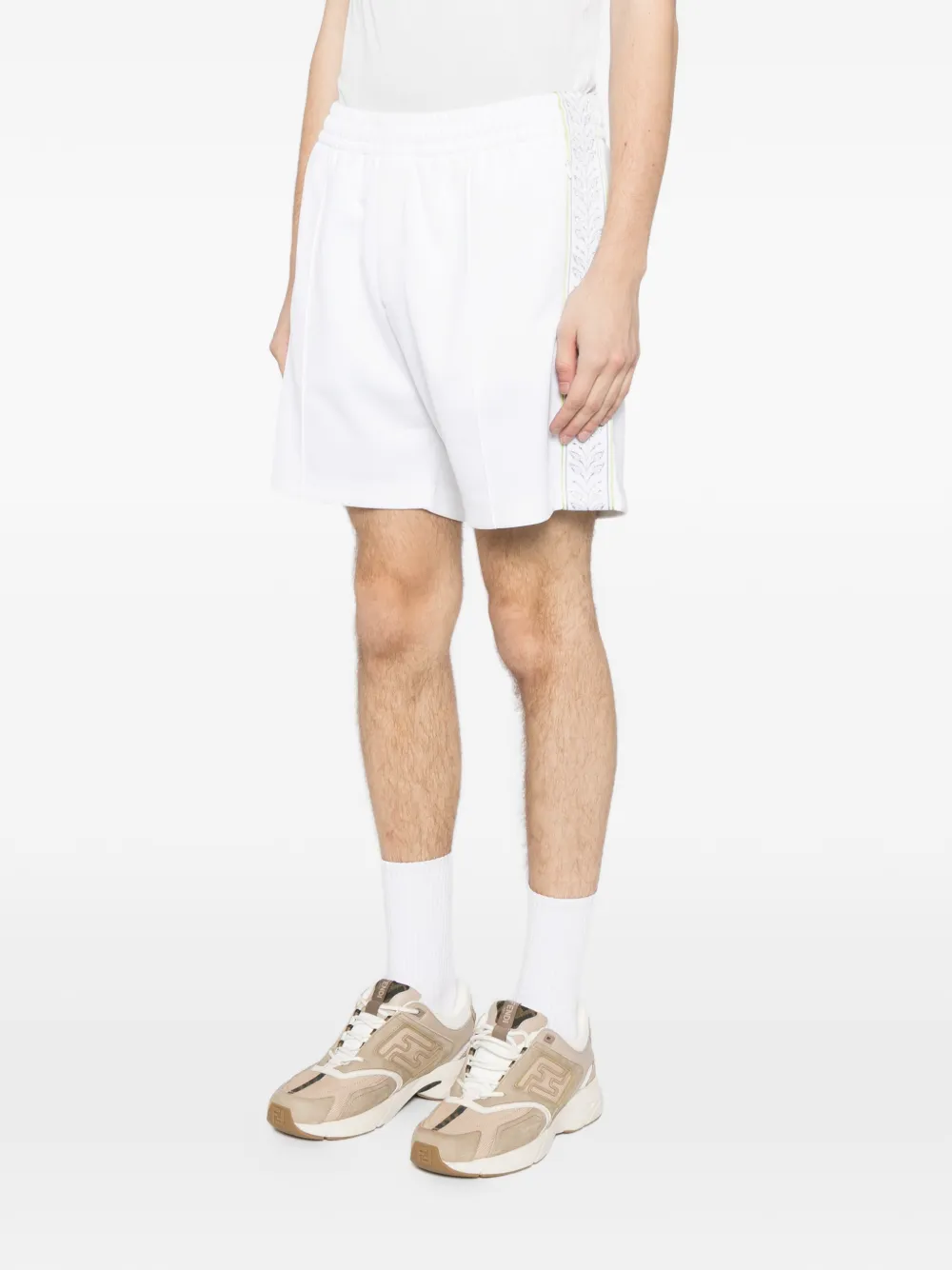 Casablanca Laurel trainingsshorts Wit