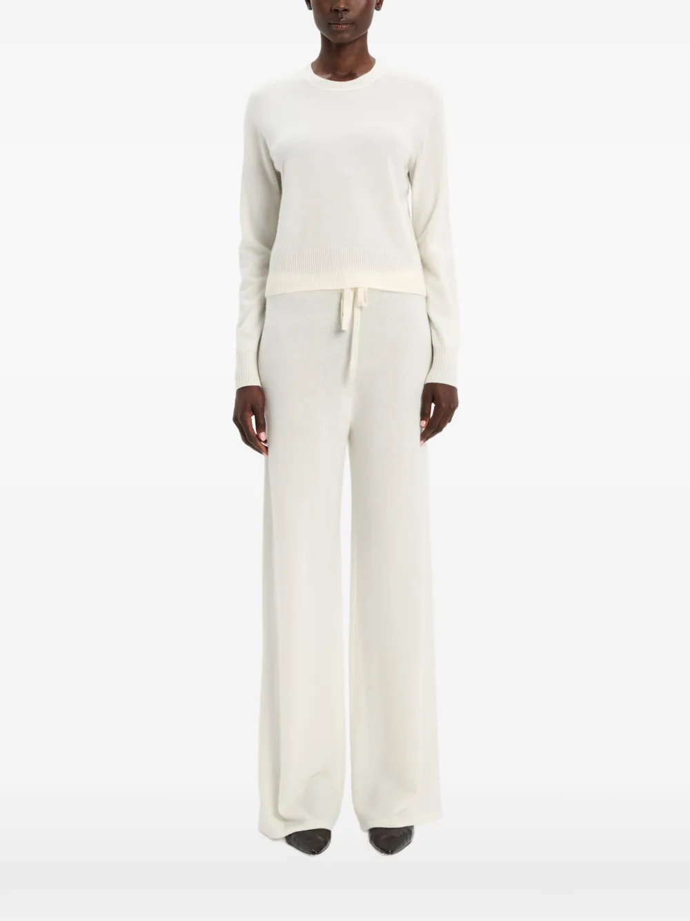 Arch4 Crew-neck Sweater In White