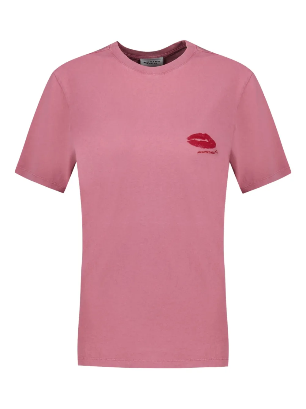 ISABEL MARANT Zewel embroidered T-shirt - Rosa