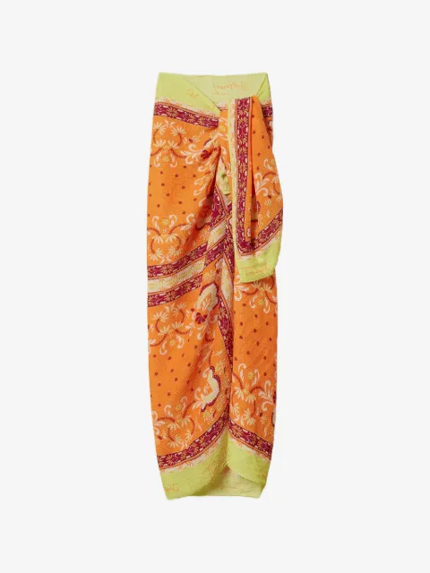TWINSET pareo con estampado