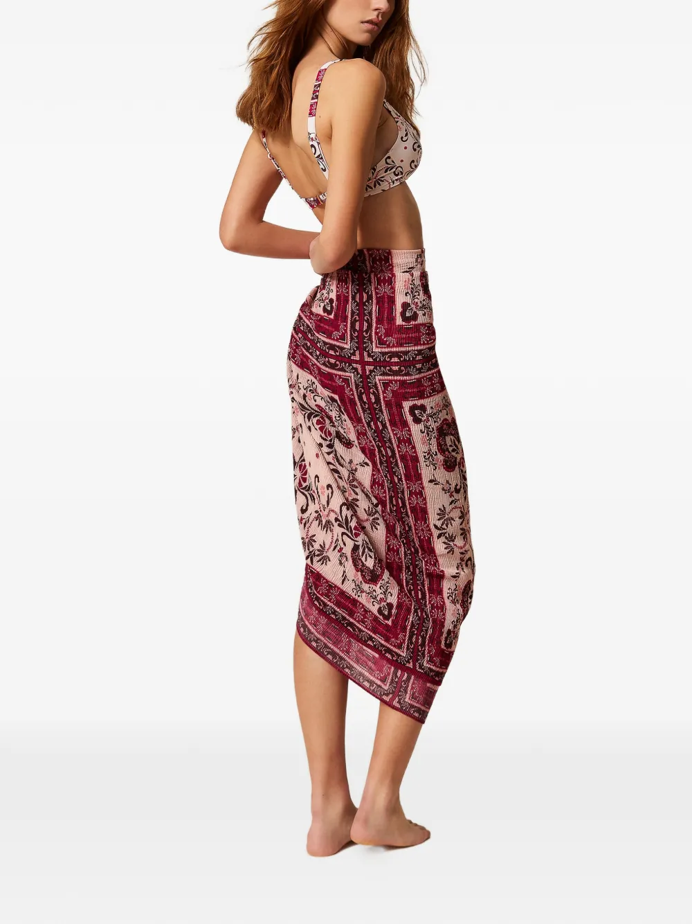  Twinset Pareo Estampado - Neutro 