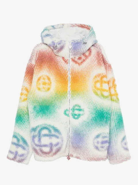 Casablanca monogram hooded jacket