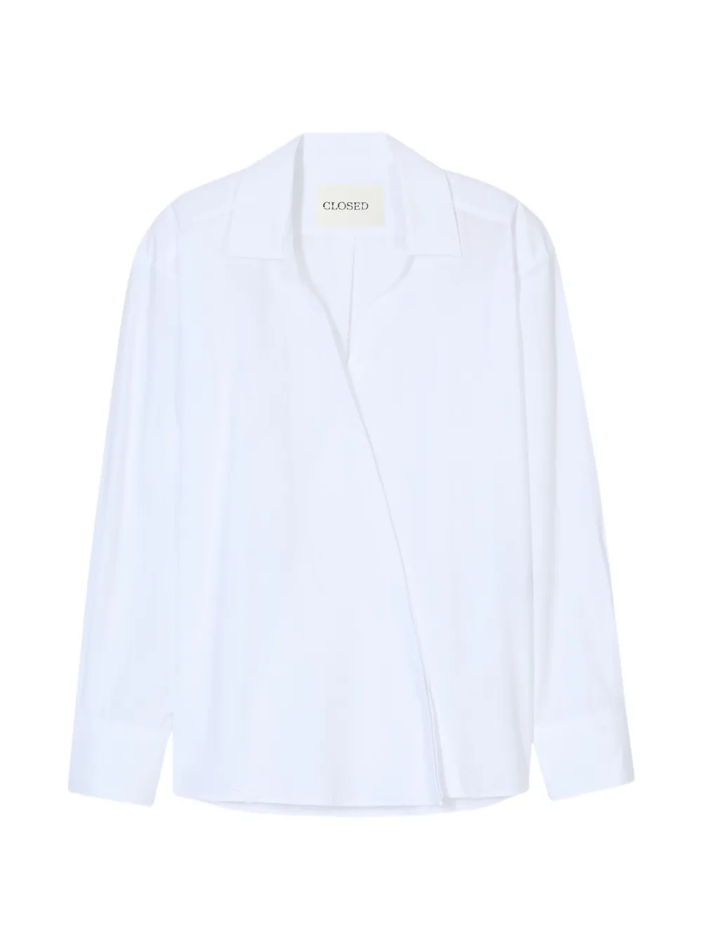 Closed asymmetric shirt Wit