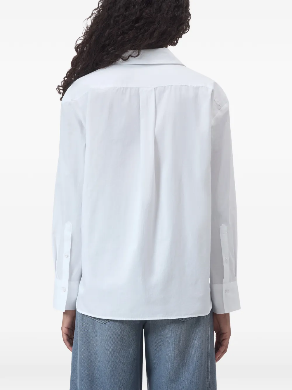 Closed asymmetric shirt Wit