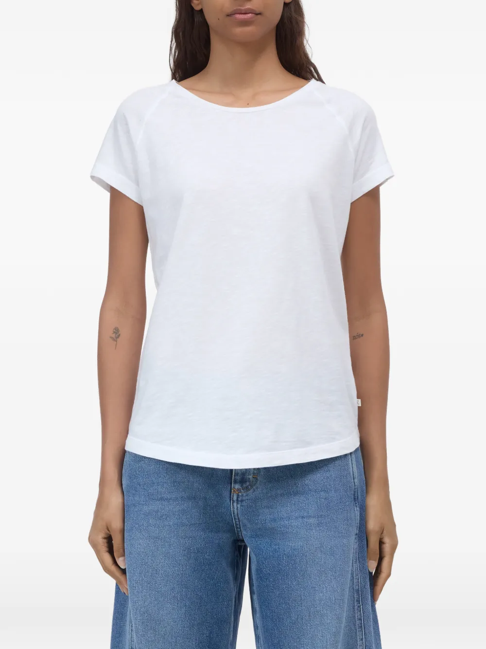 Closed raglan-sleeve T-shirt Wit