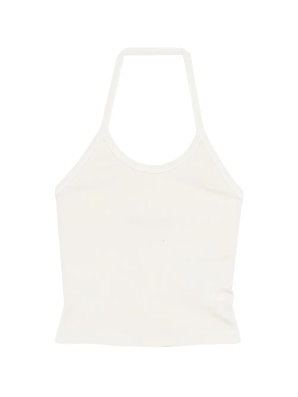 Enza Costa halter-neck ribbed tank top - Toni neutri