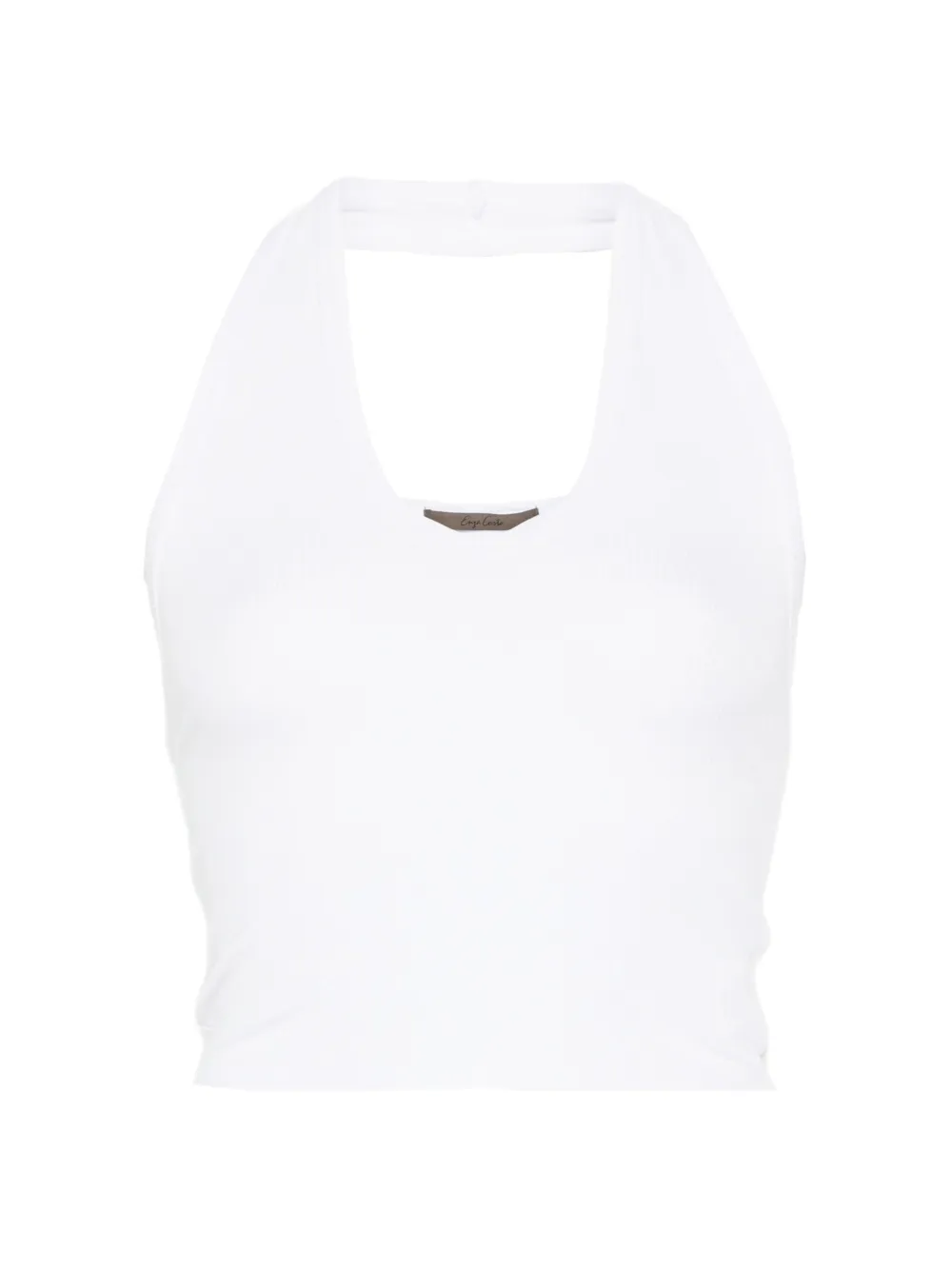 Enza Costa ribbed halterneck top - Bianco